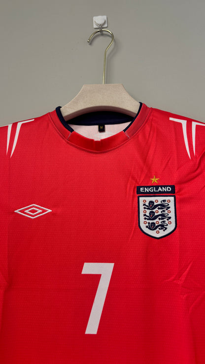 ENGLAND 2004-06 AWAY KIT BECKHAM