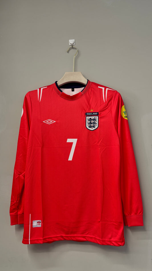 ENGLAND 2004-06 AWAY KIT BECKHAM